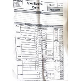 Hydequip upc10 410b10156 power supply 12 or 24v