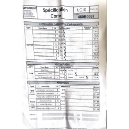 Hydequip upc10 410b10156 power supply 12 or 24v