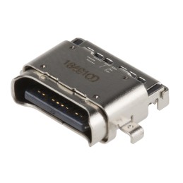 5 pcs - TE Connectivity Straight, SMT, Socket Type C 3.1 IPX4 USB Connector