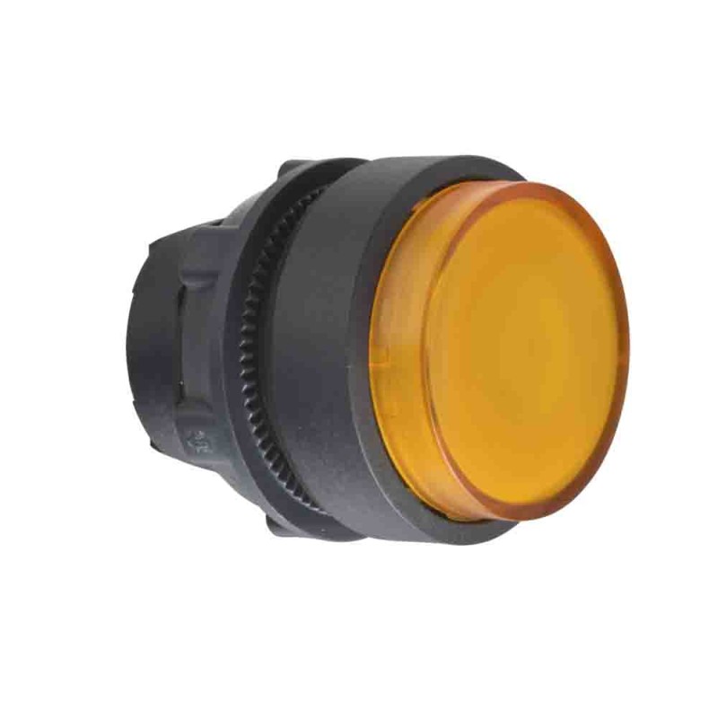 1 pcs - Schneider Electric Harmony XB5 Series Orange Momentary Push Button Head, 22mm Cutout