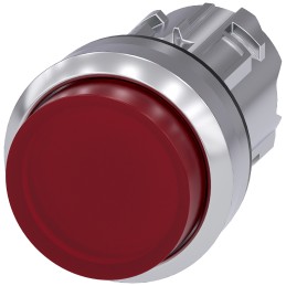 1 pcs - Siemens SIRIUS ACT Series Red Momentary Push Button Head, 22mm Cutout, IP66, IP67, IP69K