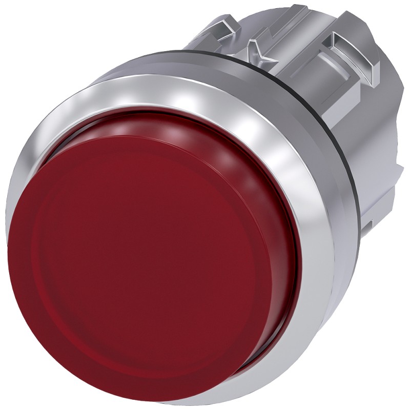 1 pcs - Siemens SIRIUS ACT Series Red Momentary Push Button Head, 22mm Cutout, IP66, IP67, IP69K