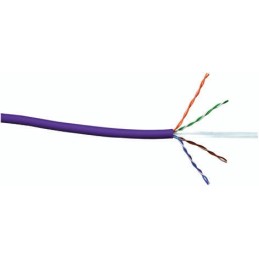 1 Reel of 305 M - RS PRO Cat6 Ethernet Cable, U/UTP, Purple LSZH Sheath, 305m, Low Smoke Zero Halogen (LSZH)