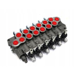 Manually controlled distributor, 6 sections, 80l min amv706