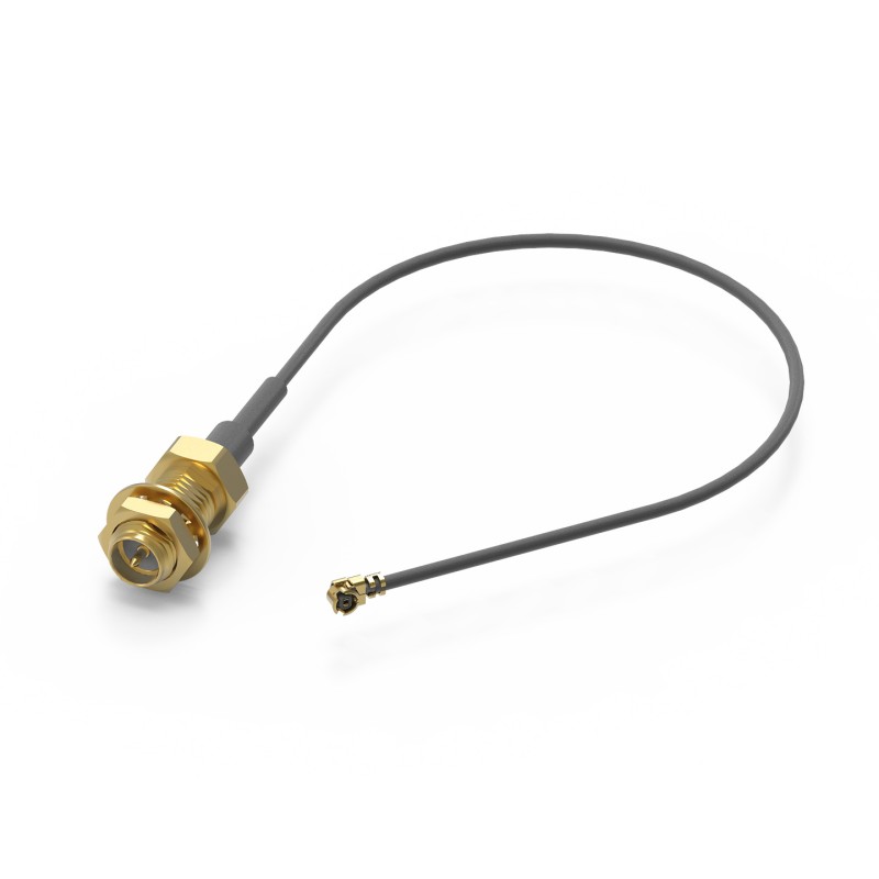 1 pcs - Wurth Elektronik Female RP-SMA to Male UMRF Coaxial Cable, 200mm, Terminated