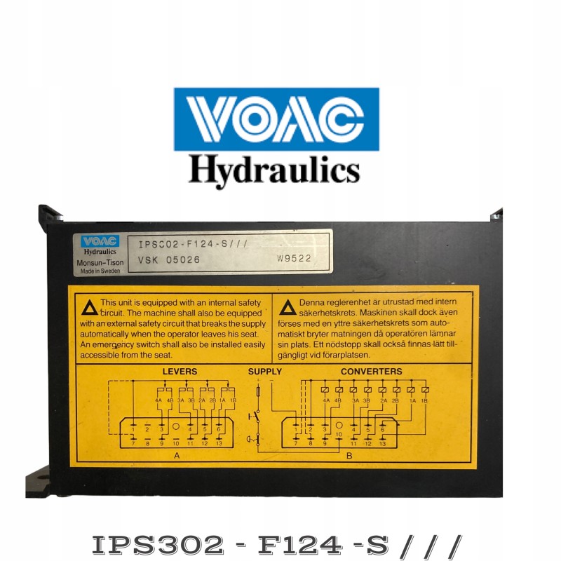 Ips 302 voac hydraulics f124 s vsk 05026 w9522