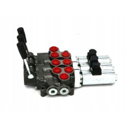 Hydraulic distributor 50 lm, 3 sections, manual and electric control, 24 dc ro