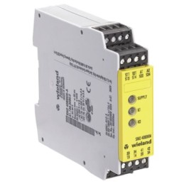 1 pcs - Wieland Dual-Channel Safety Relay, 115 - 230V ac, 3 Safety Contacts