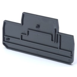 10 pcs - XW5E End Cover for use with XW5G-P1.5-1.1-2 Grounding Terminal Block, XW5T-P1.5-1.1-2 Feed Through Terminal Block