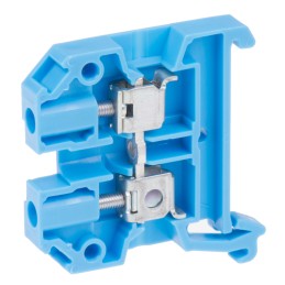 10 pcs - Weidmuller SAK Series Blue Feed Through Terminal Block, 4mm², Single-Level, Screw Termination