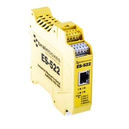 1 pcs - Brainboxes Serial Device Server, 1 Ethernet Port, 2 Serial Port, RS232, RS422, RS485 Interface, 1Mbit/s Baud Rate