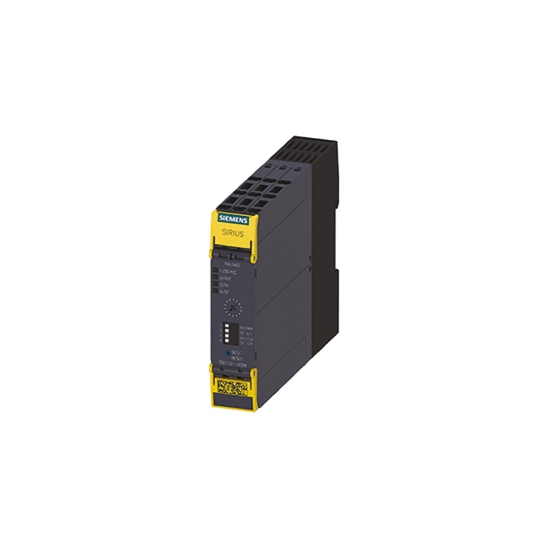 1 pcs - Siemens Single-Channel Safety Relay, 24V dc, 4 Safety Contacts