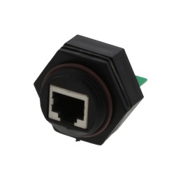 1 pcs - Brad from Molex Female Ethernet Connector, PCB Mount
