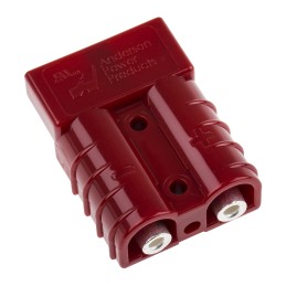 1 pcs - Anderson Power Products, SB50 Series Male Battery Connector, Cable Mount, 50.0A, 600 V