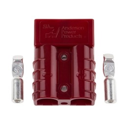 1 pcs - Anderson Power Products, SB50 Series Male Battery Connector, Cable Mount, 50.0A, 600 V