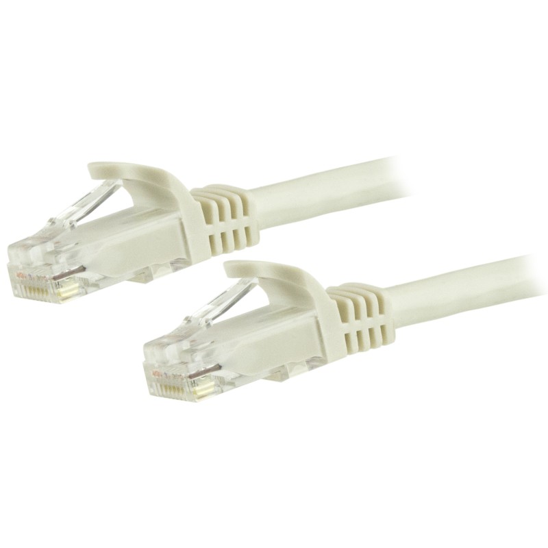 1 pcs - Startech Cat6 Male RJ45 to Male RJ45 Ethernet Cable, U/UTP, White PVC Sheath, 7m, CMG Rated