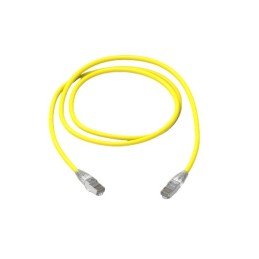 1 pcs - Amphenol Industrial Cat6a RJ45 to RJ45 Ethernet Cable, S/FTP, Yellow, 2m