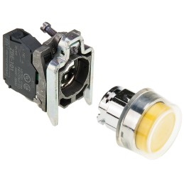 1 pcs - Schneider Electric Harmony XB4 Series Push Button, Panel Mount, 22mm Cutout, SPST, IP66, IP67