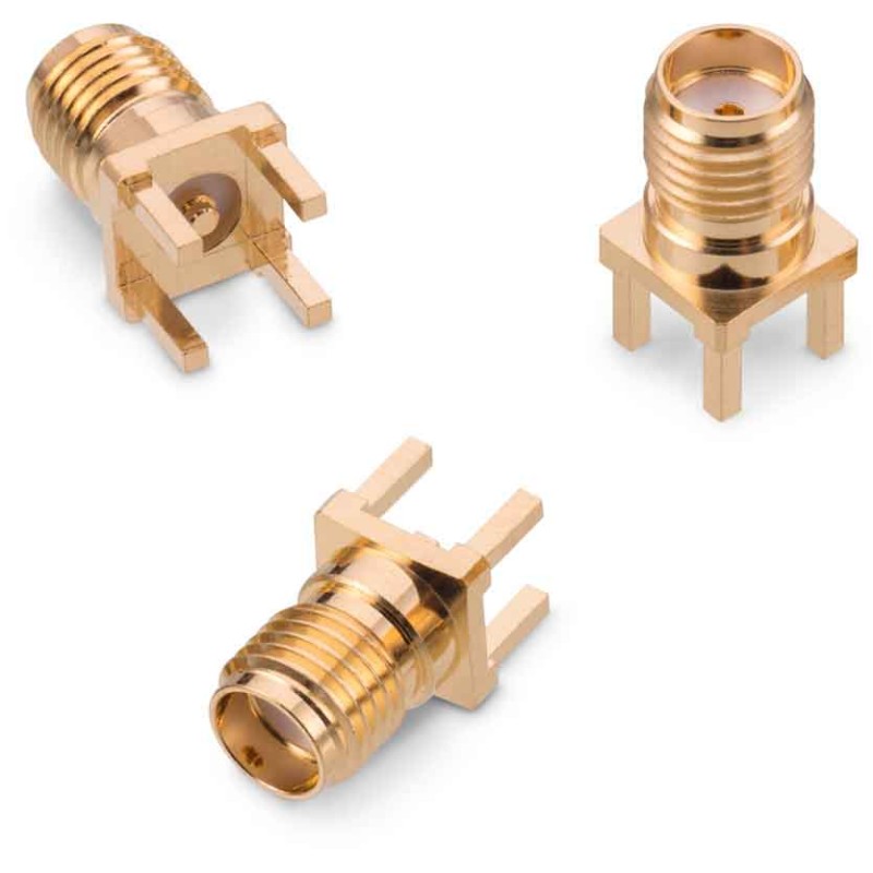 1 pcs - Wurth Elektronik WR-SMA Series, jack Surface Mount SMA Connector, Solder Termination, Straight Body