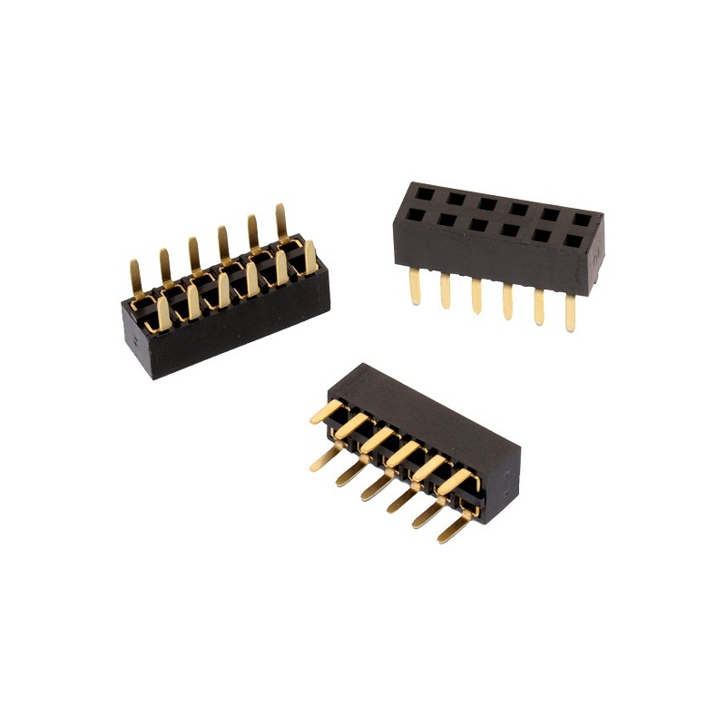 1 pcs - Wurth Elektronik WR-PHD Series Bottom Entry PCB Socket, 20-Contact, 2-Row, 2.54mm Pitch