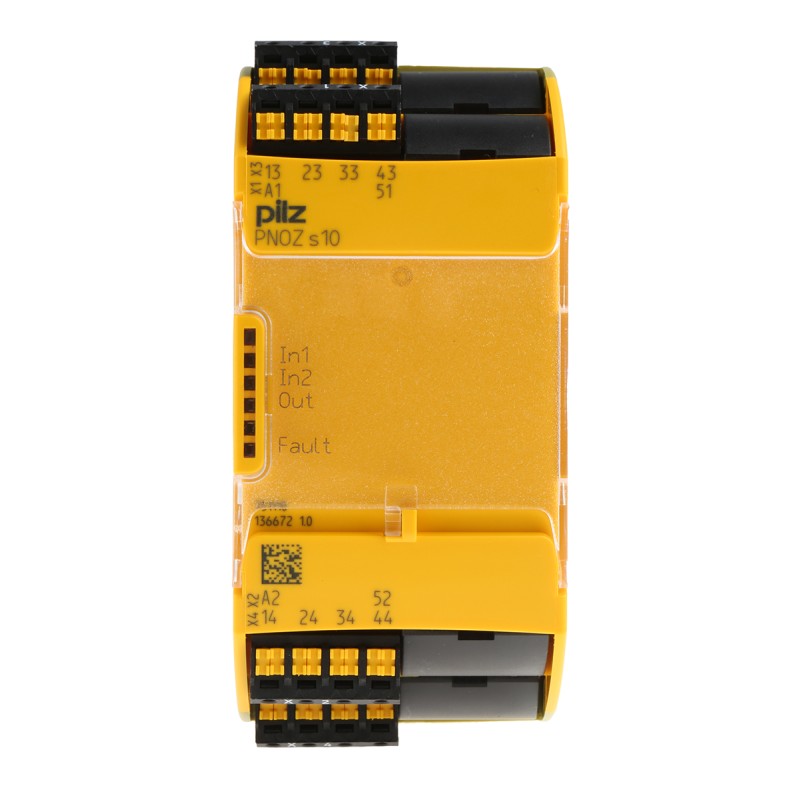 1 pcs - Pilz Dual-Channel Safety Switch Safety Relay, 24V dc, 4 Safety Contacts