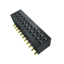 5 pcs - Samtec MLE Series Vertical Surface Mount PCB Socket, 10-Contact, 2-Row, 1mm Pitch, Solder Termination
