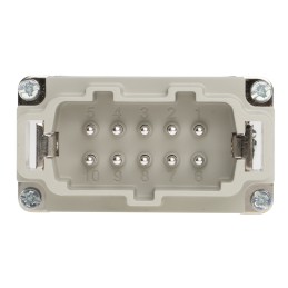 1 pcs - Epic Contact Heavy Duty Power Connector Module, 16A, Male, H-BE Series, 10 Contacts