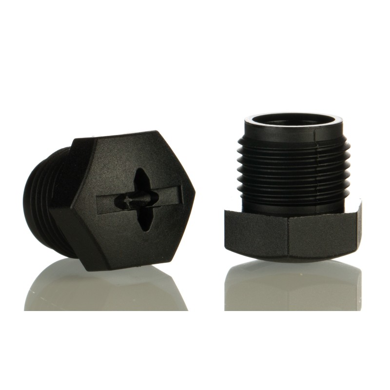 10 pcs - Hirschmann Male Dust Cap IP67 Rated, Nylon