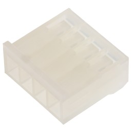 10 pcs - Molex, SPOX Female Connector Housing, 3.96mm Pitch, 4 Way, 1 Row