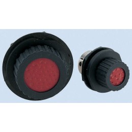 1 pcs - ITT Cannon Circular Connector, 12 Contacts, Panel Mount, Socket, Male, IP67, Trident Neptune Series