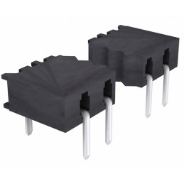 1 pcs - Samtec MMS Series Straight Through Hole Mount PCB Socket, 2-Contact, 1-Row, 2mm Pitch, Solder Termination