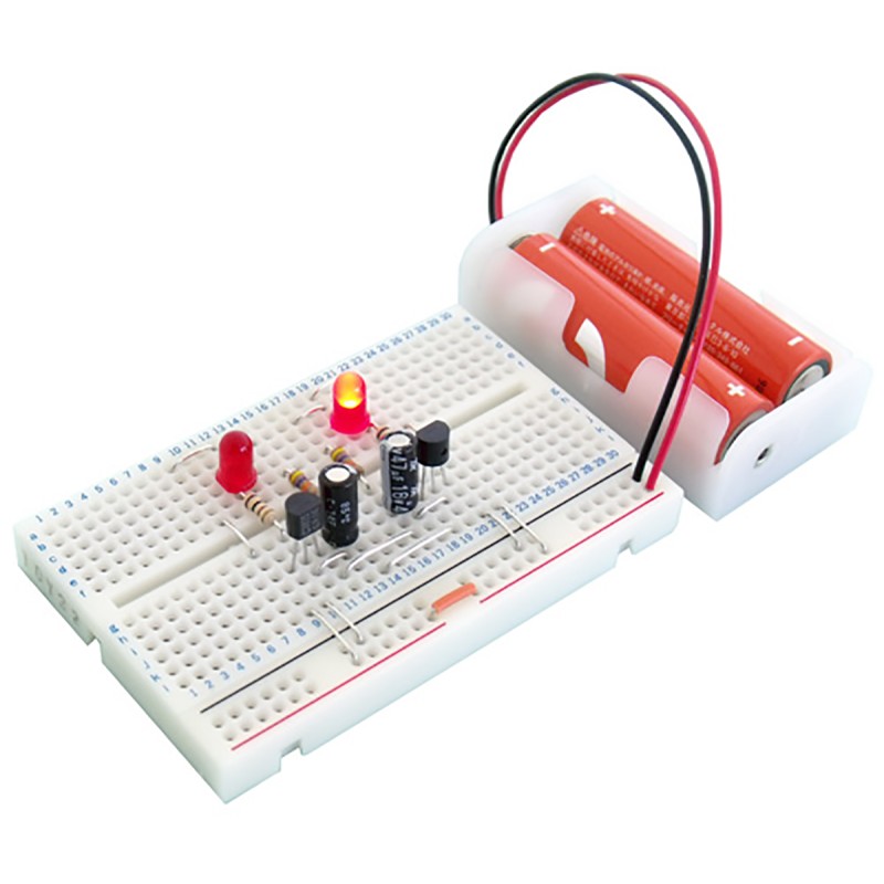 1 pcs - SBS-202, Breadboard Solderless Breadboard Kit 83 x 52 x 9mm