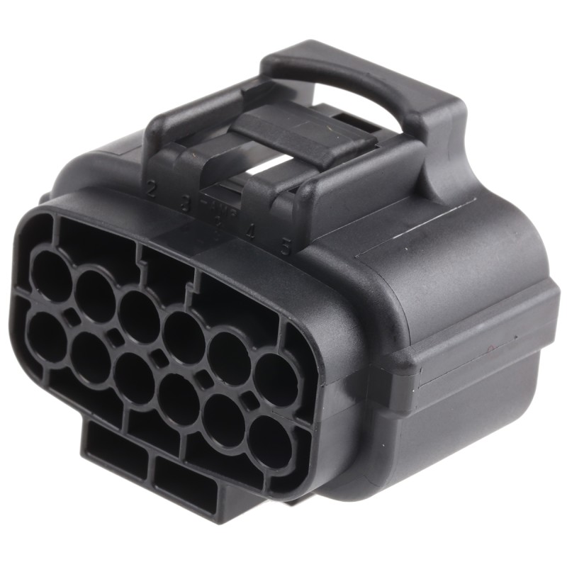 1 pcs - TE Connectivity, Econoseal J 070 Mk II+ Automotive Connector Plug 12 Way