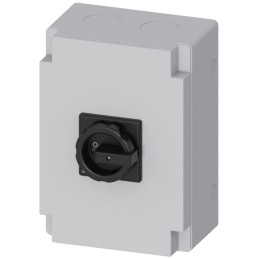 1 pcs - Siemens 6P Pole Panel Mount Non-Fused Switch Disconnector - 63A Maximum Current, 22kW Power Rating, IP65