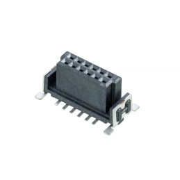 5 pcs - HARWIN M55-600 Series Vertical Surface Mount PCB Connector, 12-Contact, 2-Row, 1.27mm Pitch, Solder Termination