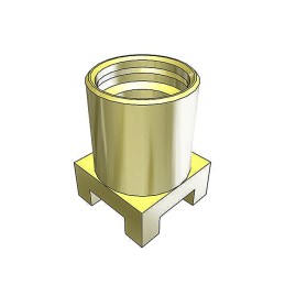 1 pcs - Samtec MMCX Series, jack Surface Mount MMCX Connector, 50Ω, Solder Termination, Straight Body