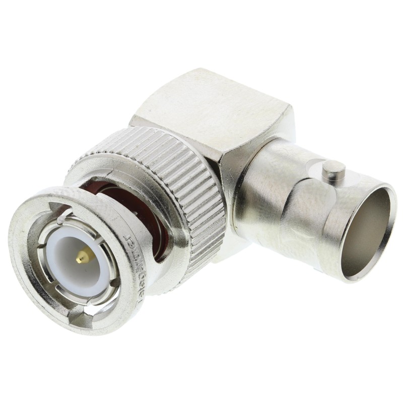 1 pcs - Telegartner Right Angle 50Ω RF Adapter BNC Plug to BNC Socket 4GHz