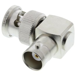 1 pcs - Telegartner Right Angle 50Ω RF Adapter BNC Plug to BNC Socket 4GHz