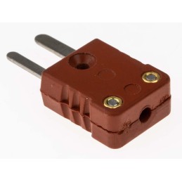 1 pcs - RS PRO High Temperature Thermocouple Connector for Use with Type K Thermocouple, Miniature Size, IEC Standard