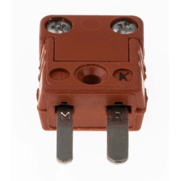 1 pcs - RS PRO High Temperature Thermocouple Connector for Use with Type K Thermocouple, Miniature Size, IEC Standard