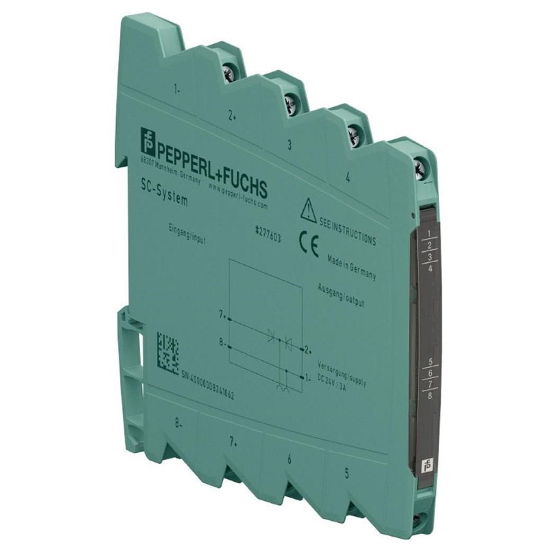 1 pcs - Pepperl + Fuchs S1SL Series Signal Conditioner, Current Input, Current Output, 2.2 - 30V dc Supply