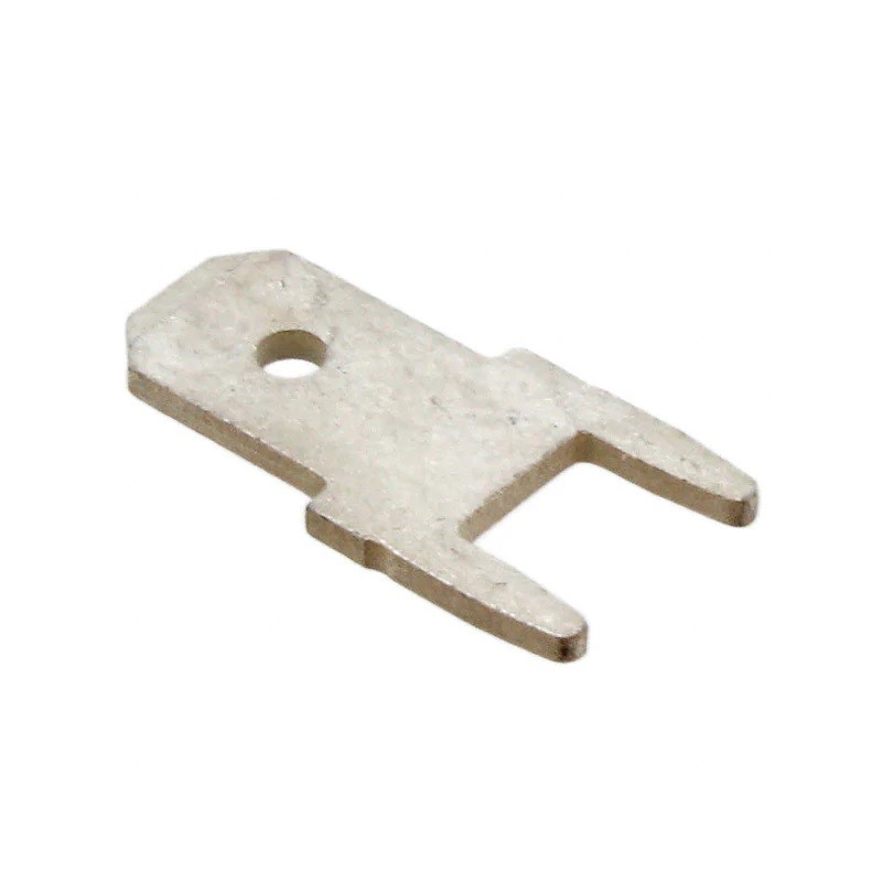 50 pcs - Molex 19708 Uninsulated Male Spade Connector, PCB Tab, 4.75 x 0.81mm Tab Size