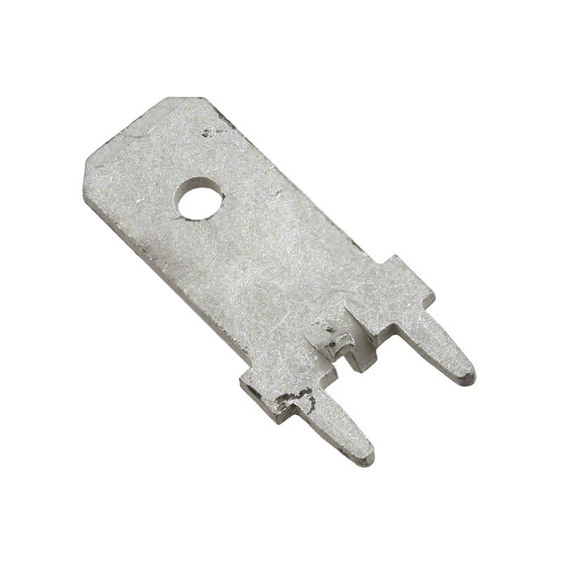 50 pcs - Molex 19705 Uninsulated Male Spade Connector, PCB Tab, 6.35 x 0.81mm Tab Size