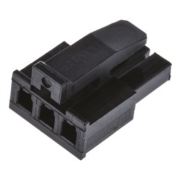 10 pcs - TE Connectivity, Micro MATE-N-LOK Female Connector Housing, 3mm Pitch, 3 Way, 1 Row