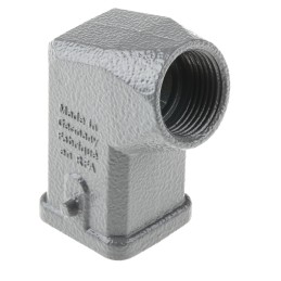 1 pcs - HARTING Han A Heavy Duty Power Connector Hood, M20 Thread