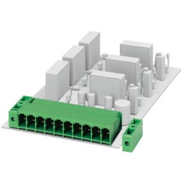 1 pcs - Phoenix Contact 7.62mm Pitch 12 Way Right Angle Pluggable Terminal Block, Header, Through Hole, Solder Termination