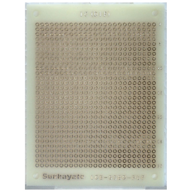 1 pcs - Matrix Board 0.9mm Holes, 2.54 x 2.54mm Pitch, 72 x 47 x 1.2mm