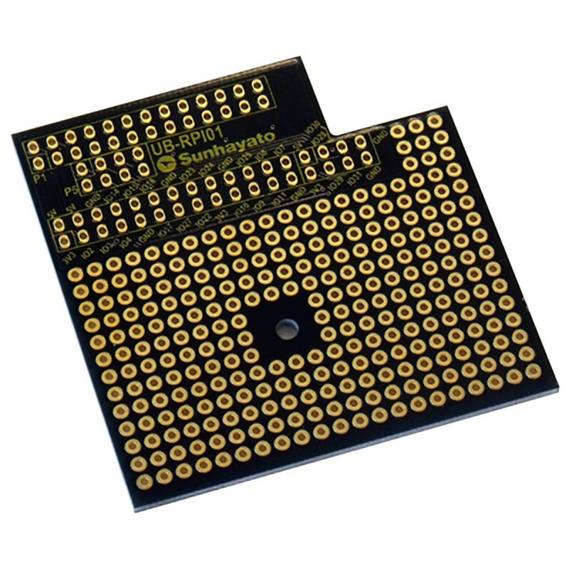 1 pcs - Sunhayato Double Sided Matrix Board CEM-3 0.9mm Holes, 2.54mm Pitch, 56 x 55.4 x 1.6mm