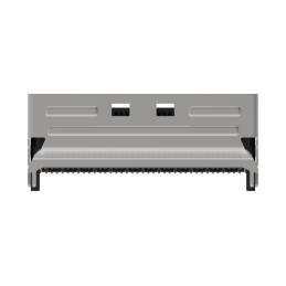 1 pcs - TE Connectivity, Mini Cool Edge I/O Surface Mount Mini I/O Connector Plug, 74 Way, Shielded