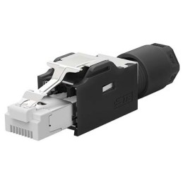 50 pcs - TE Connectivity 2120892 Series Male RJ45 Connector, Cable Mount, Cat6a